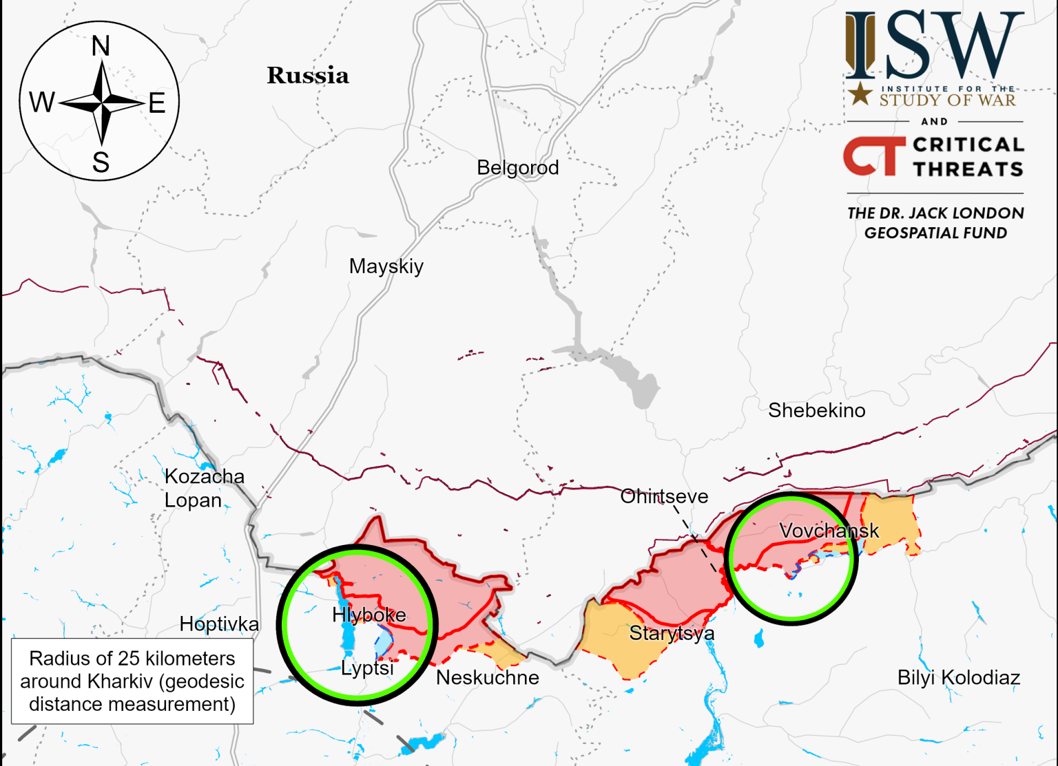 В ISW прокоментували заяви РФ про прорив кордону в районі Козачої Лопані