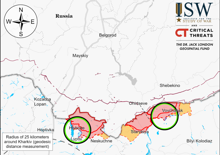 Кількість рейдів росіян через кордон на північ Харківщини зросла – ISW