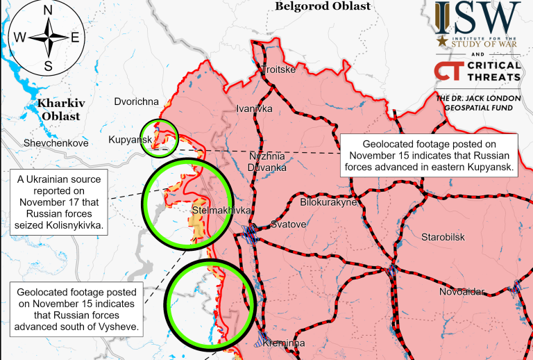 Просування росіян біля Куп’янська й захоплення Колісниківки: подробиці від ISW