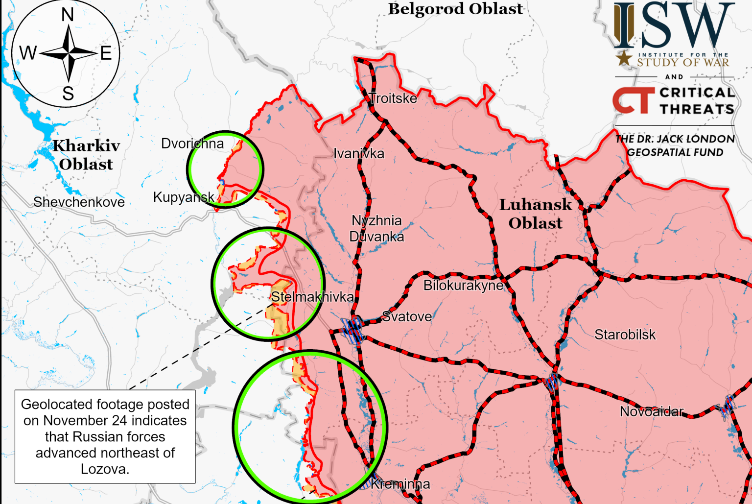 Чи змогли росіяни перейти Оскіл у районі Куп’янська – пояснення ISW