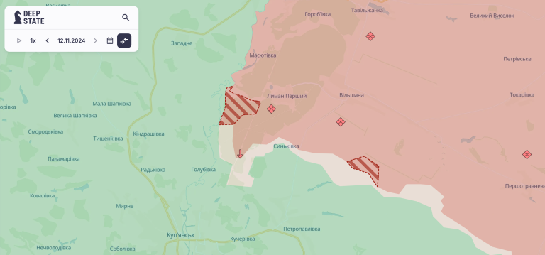 РФ вже на підступах до Колісниківки та Синьківки – оновлені карти Deep State