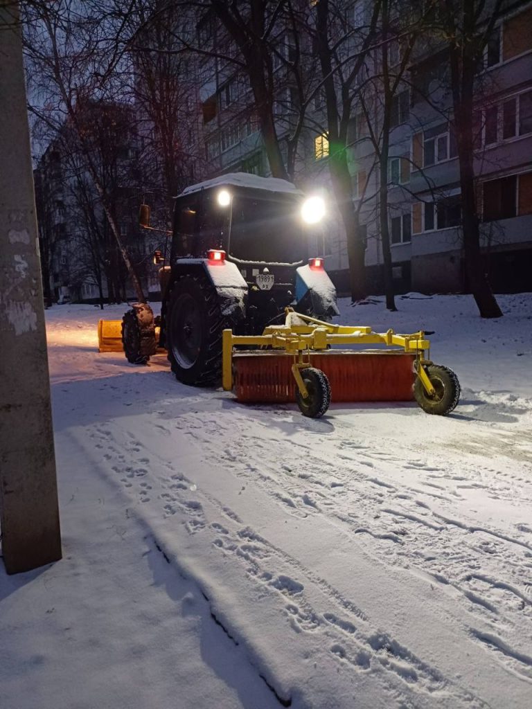 снег в Харькове