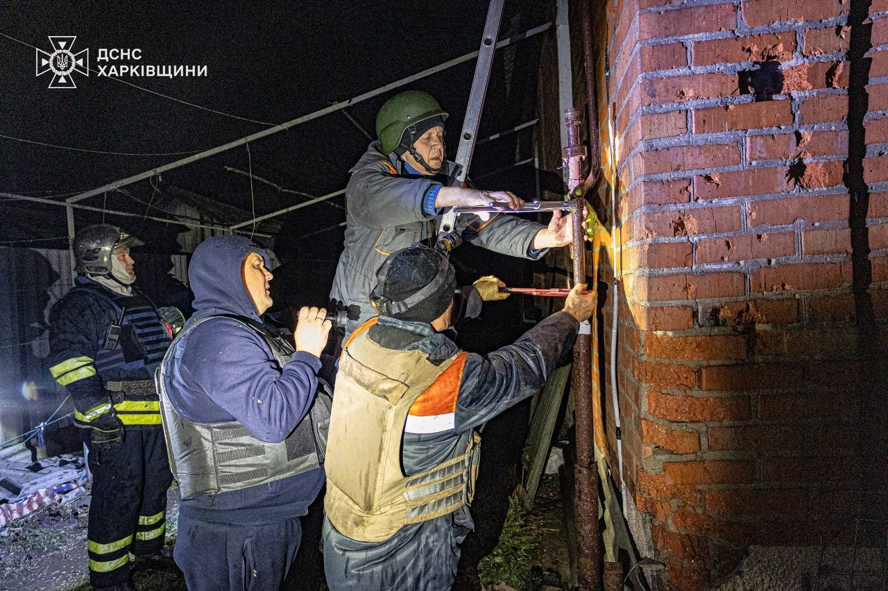 прилет в Киевском районе Харькова 20.12.2024 по частному дому