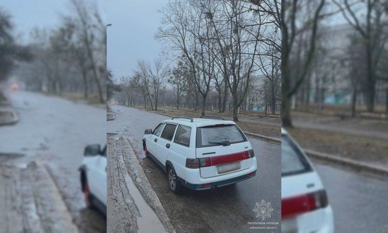 Пьяный водитель врезался в автомобиль в Харькове – патрульная полиция