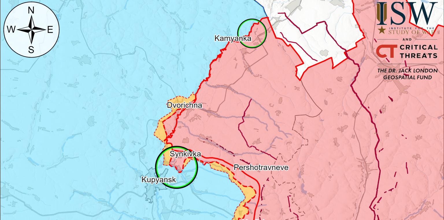 Из какого населенного пункта на Купянщине СОУ выбили врага, сообщили в ISW