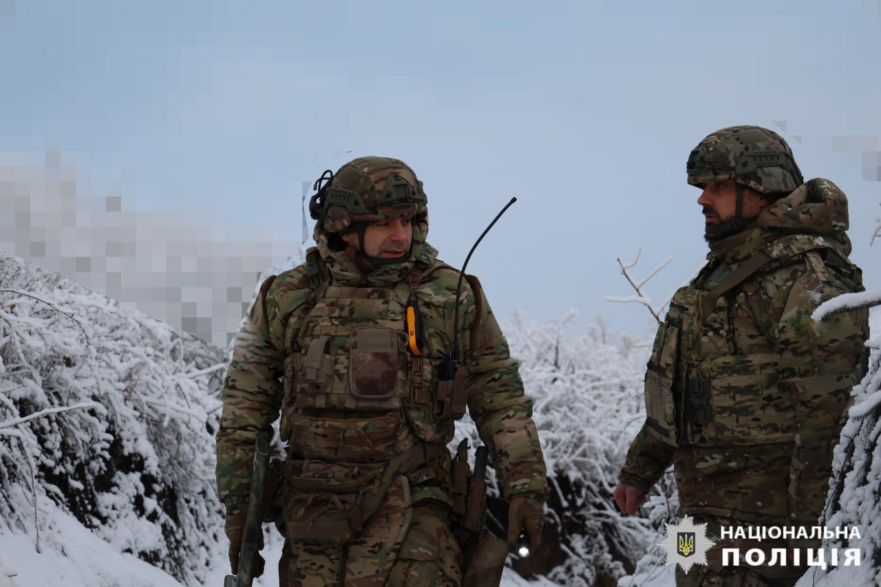 Оборону силами полицейских вблизи Липцев под Харьковом показал Токарь (видео)