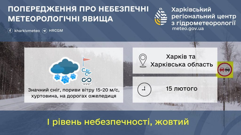 Харьков и область может засыпать снегом: дорожники перешли на усиленный режим