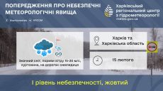 Харків й область може засипати снігом: попередження синоптиків та дорожників