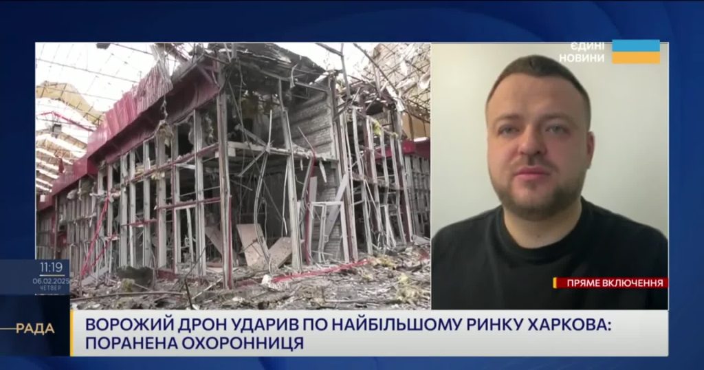 Чубенко розповів про стан постраждалої на ринку в Харкові після удару РФ