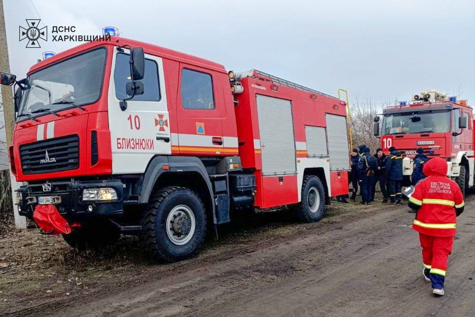 Пожежа у Лозівському районі