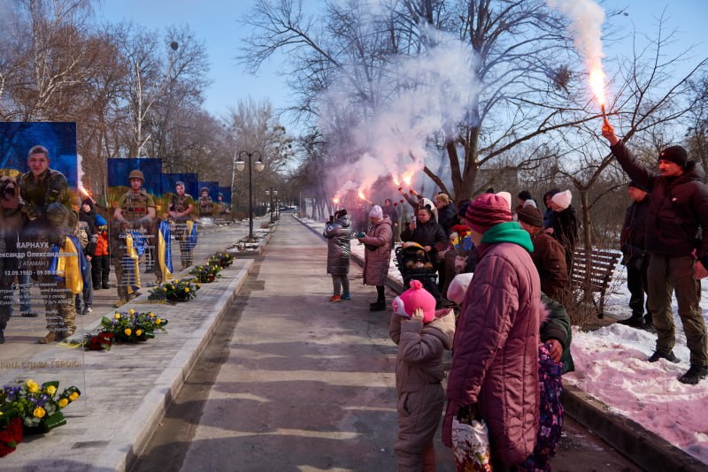 Аллея памяти в Харькове