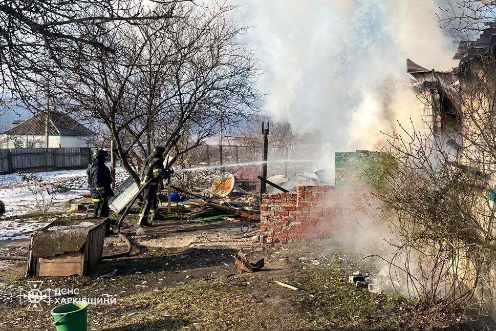 Вражеский БпЛА атаковал Харьковщину: произошел пожар, последствия (фото)