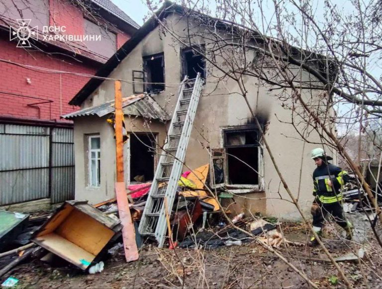 В пожаре погиб мужчина в Харькове (фото)