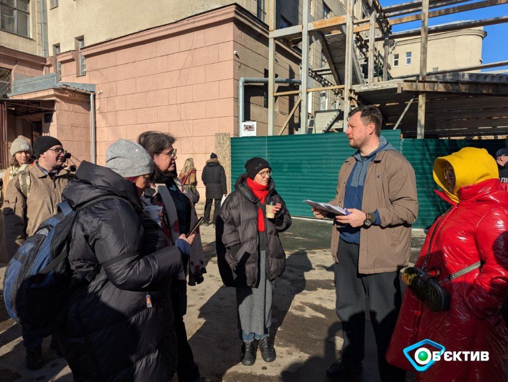 Общежитие "Гигант" в Харькове, митинг против строительства ресторана