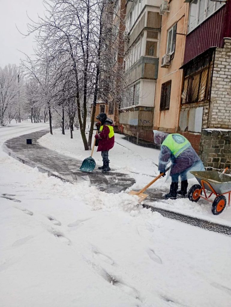 Уборка снега в Харькове