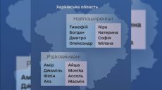 Тимофей, Кира, Аяз и Айша: как на Харьковщине называли детей в 2024-м