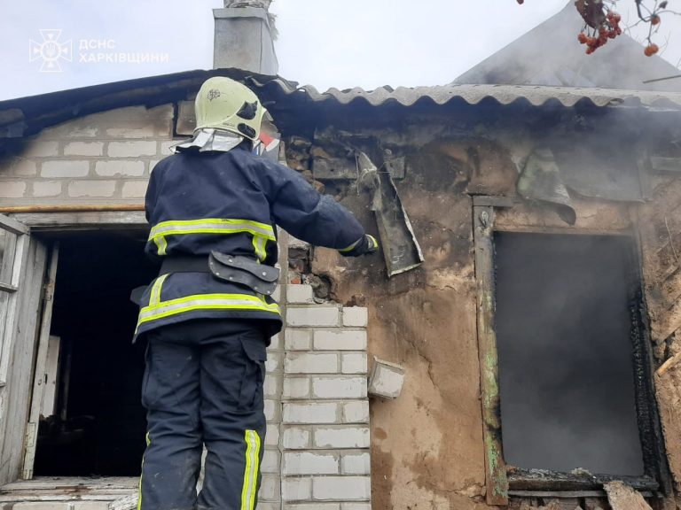 Смертельный пожар произошел утром на Харьковщине (фото)